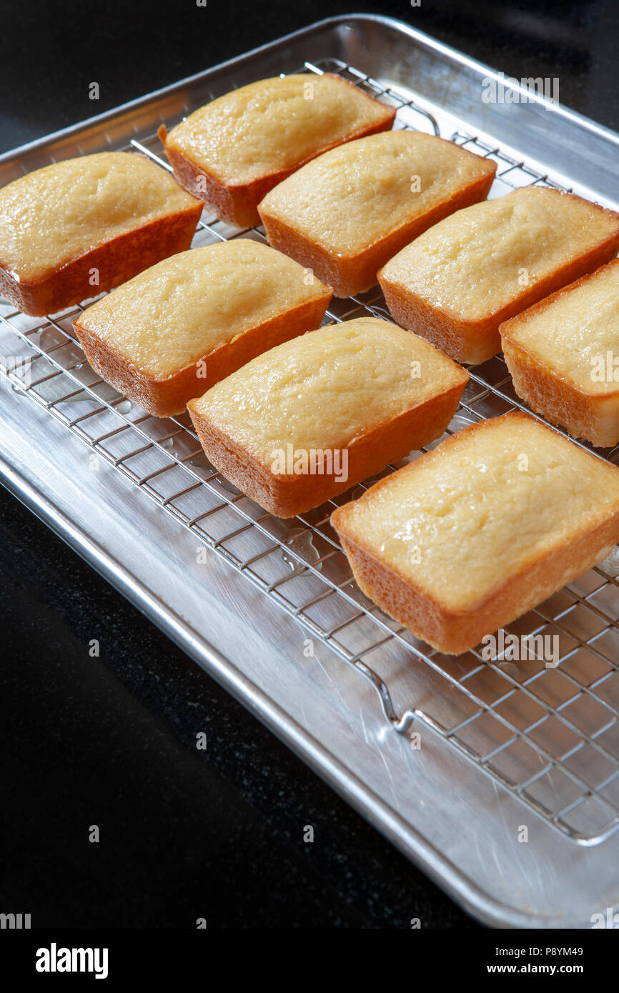 Mini pane Limone sul raffreddamento per rack Foto Stock