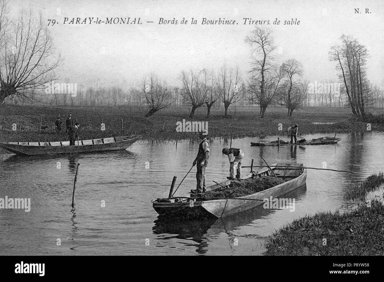 Cartoline vecchie Paray le Monial, (71) Saône-et-Loire, Borgogna, Francia Foto Stock