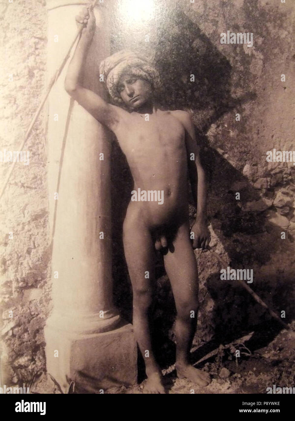 . 307 Gloeden, Wilhelm von (1856-1931) - n. 0213 - Da Auch ich in Arkadien, p. 97 Foto Stock