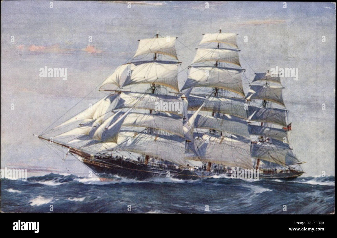 . 347 Jack Spurling - Titania (british tea clipper) Foto Stock