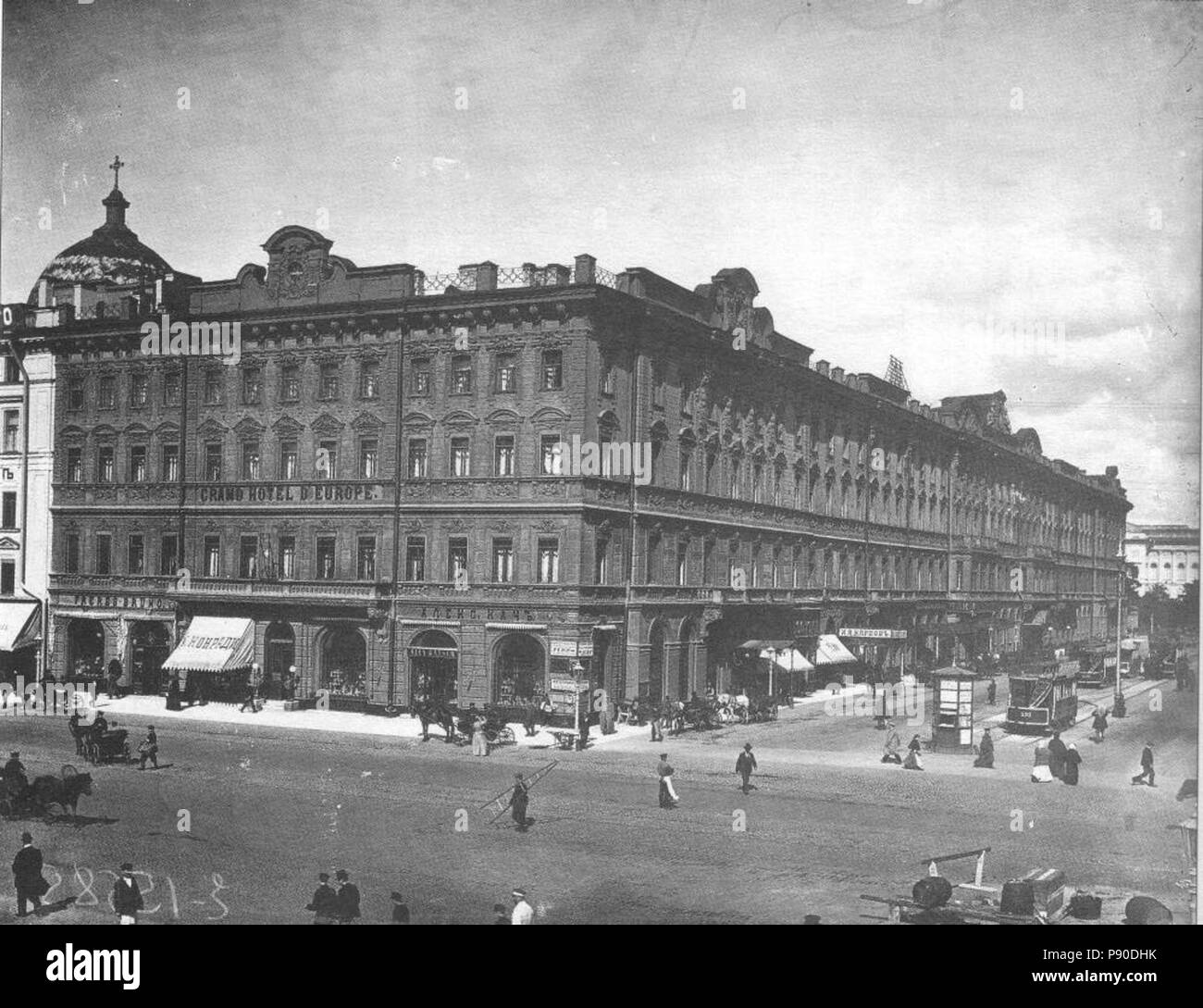 . 333 HorsetramSPbMikhailovskaaStreet1900-s Foto Stock