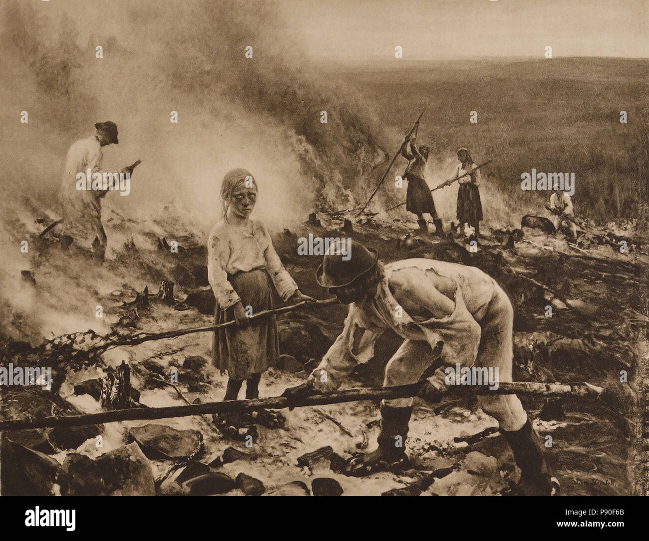 . 348 Eero Jarnefelt Kaski 1893 Foto Stock