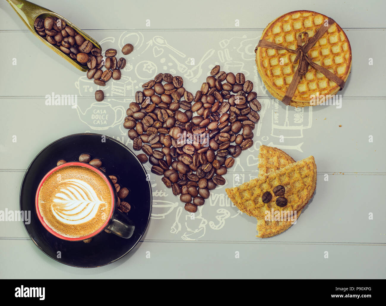 Una grande selezione di caffè gratuito stock foto. Trovare un diverso tipo di immagini di caffè incluse immagini di tazze di caffè, tazze da caffè, caffè in grani Foto Stock