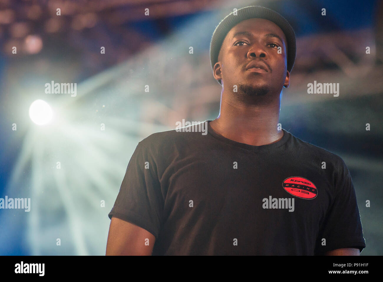 Suffolk, Regno Unito, 14 luglio 2018. Giacobbe banche gioca BBC Music stage - Il 2018 Latitude Festival, Henham Park. Suffolk 14 luglio 2018 Credit: Guy Bell/Alamy Live News Credito: Guy Bell/Alamy Live News Foto Stock