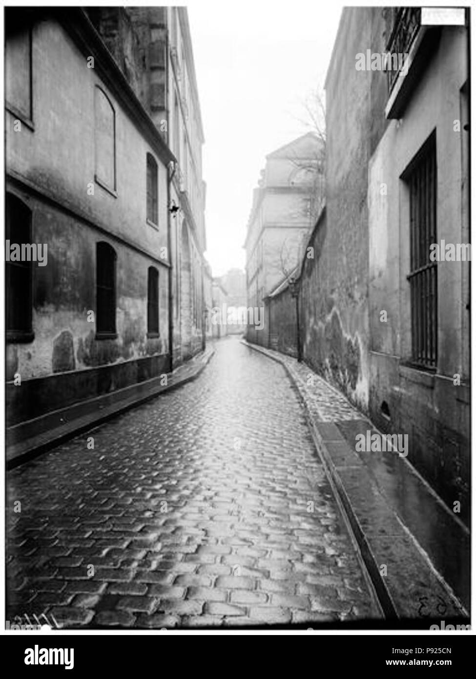 408 Maison - Facciata sur rue - Paris 05 - Médiathèque de l'architecture et du patrimoine - APMH00037771 Foto Stock