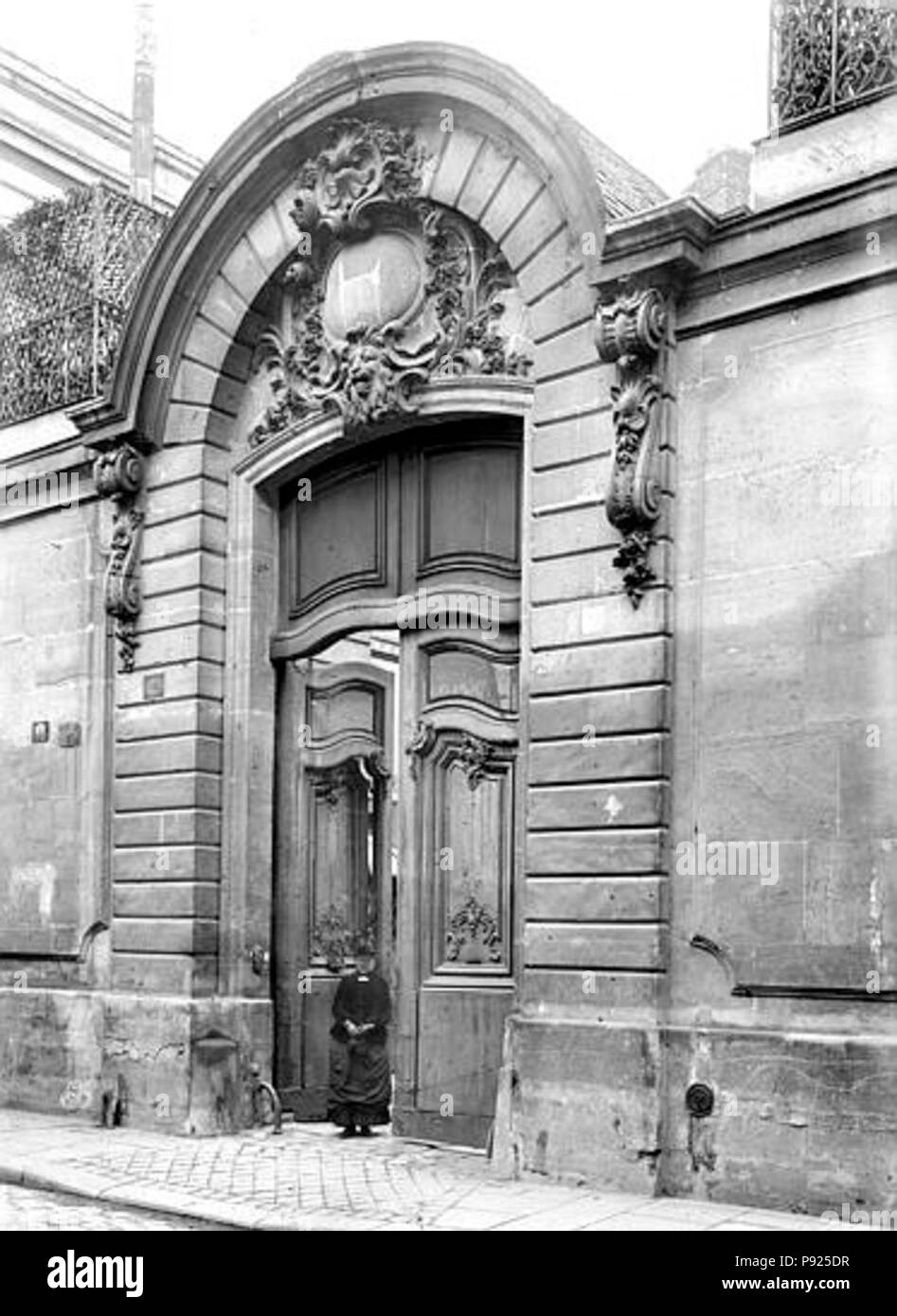 408 Maison - Porte - Paris - Médiathèque de l'architecture et du patrimoine - APMH00011992 Foto Stock