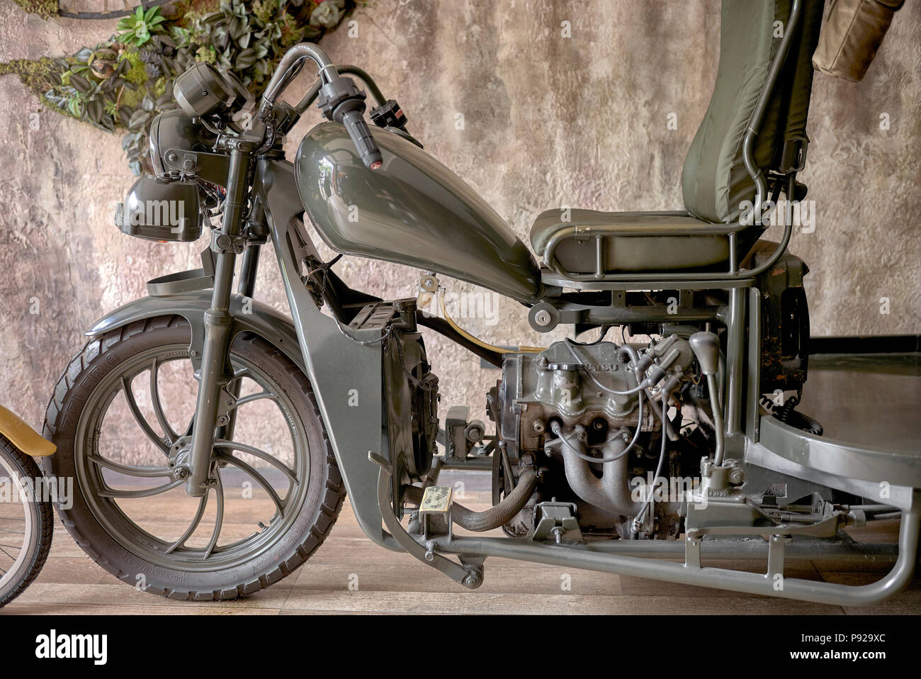 Replica moto della seconda Guerra Mondiale Foto stock - Alamy
