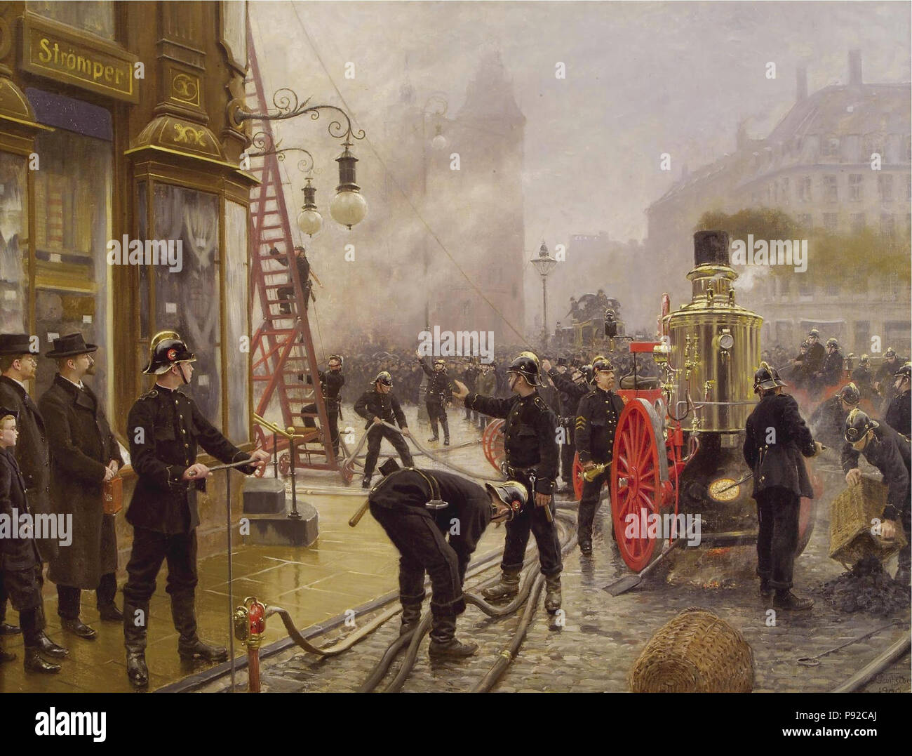 . 453 Paul Fischer - Kultorvet vigili del fuoco Foto Stock