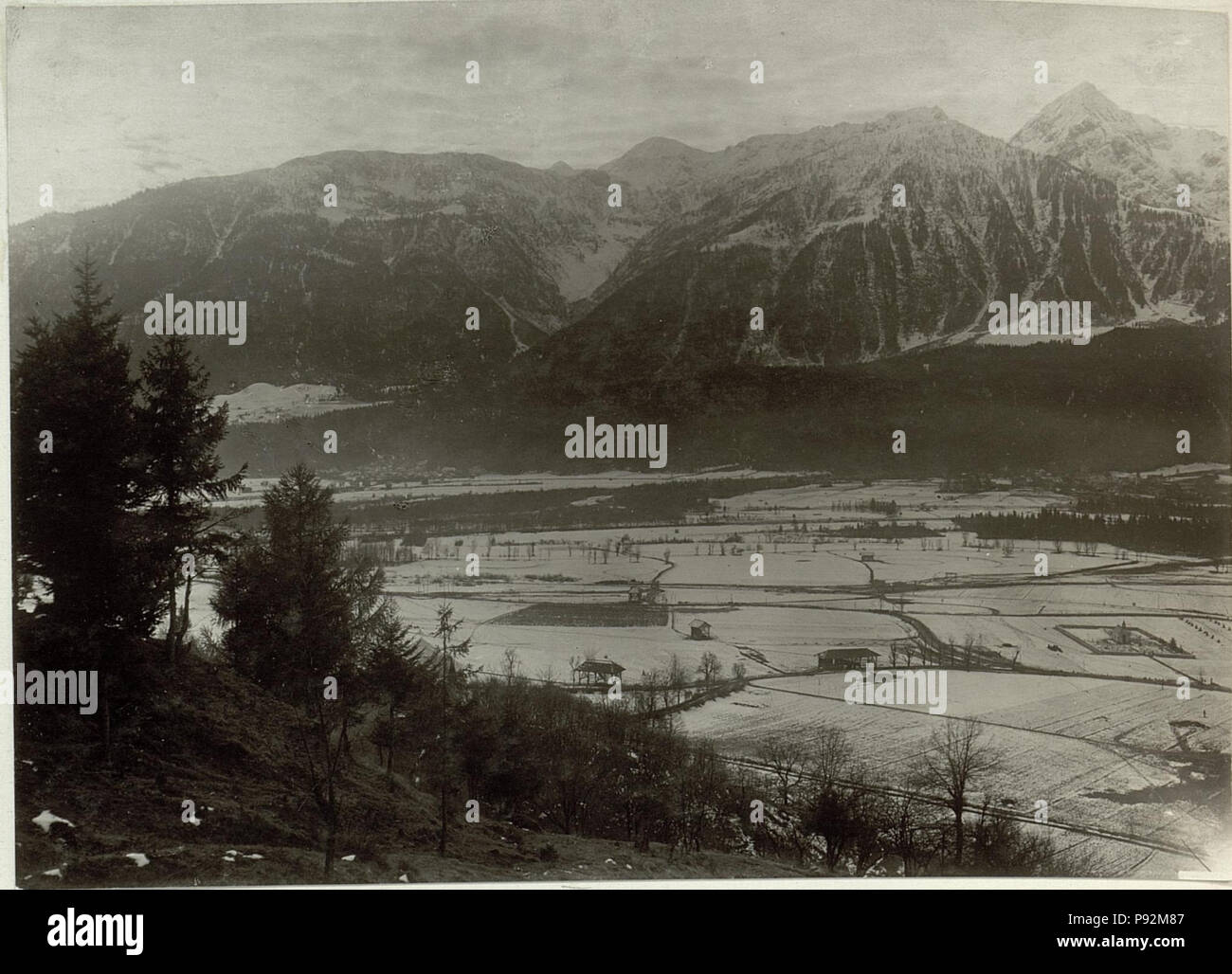 448 Panorama von Kötschach, (BildID 15463646) Foto Stock