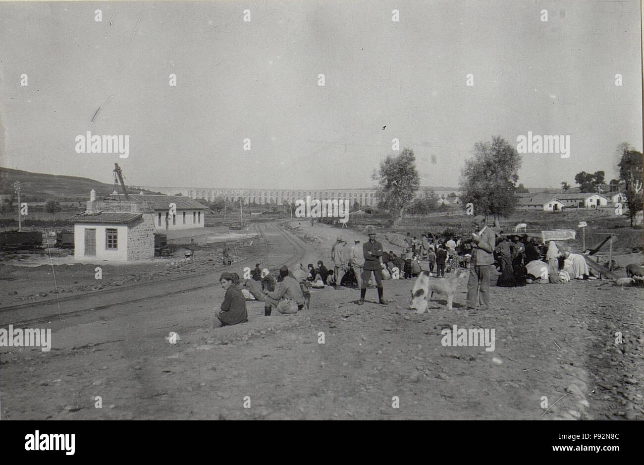 . 456 Pirgos, Kleinbahnstation. (BildID 15675235) Foto Stock