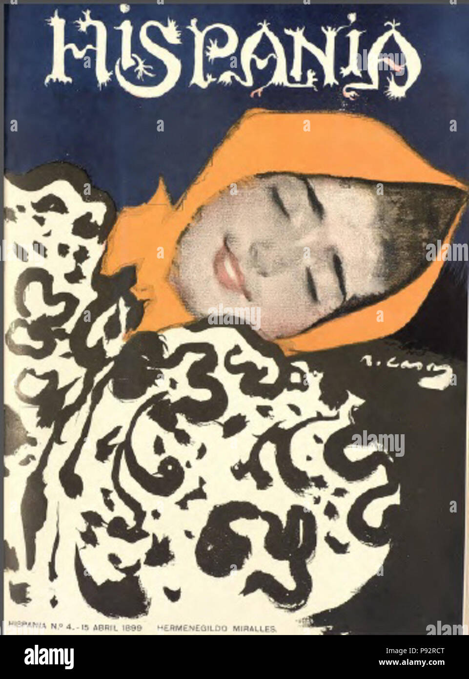 468 Portada de Hispania (revista) nº4 Foto Stock