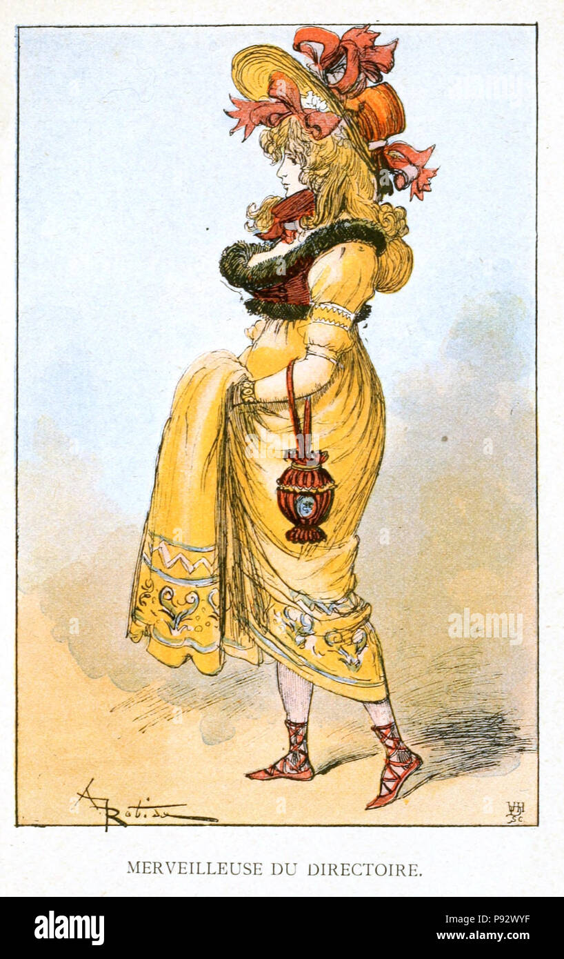 481 Robida - Mesdames nos aïeules (dix siècles d'élégances), 1891 0239 Foto Stock