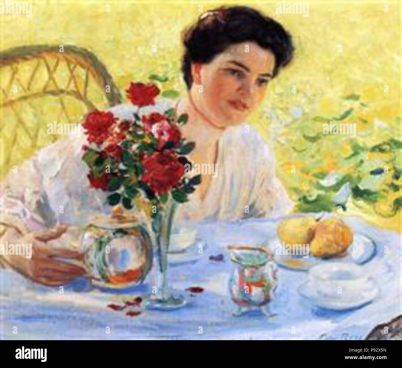 . 482 Rose - cinque-o-orologio-1910 Foto Stock