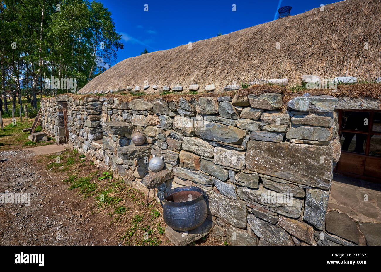 Il Highland Folk Museum (SC18) Foto Stock