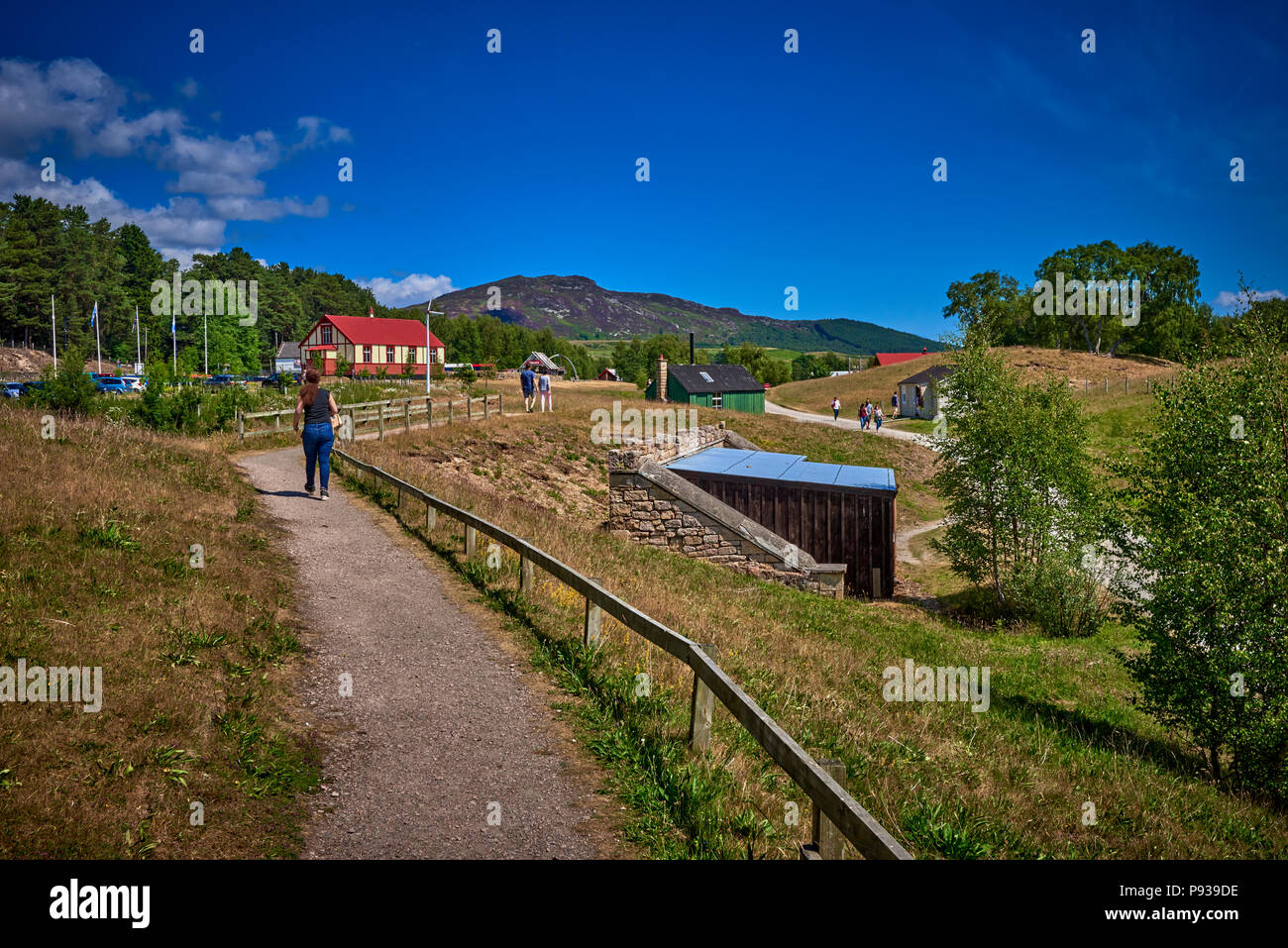 Il Highland Folk Museum (SC18) Foto Stock