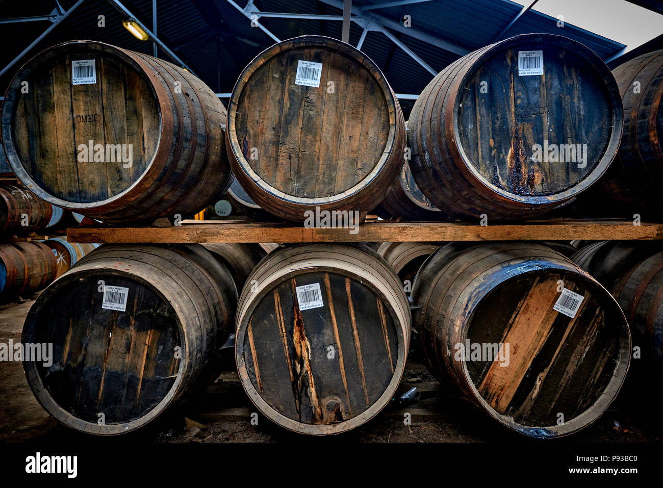 Glen Moray Distillery (SC18) Foto Stock