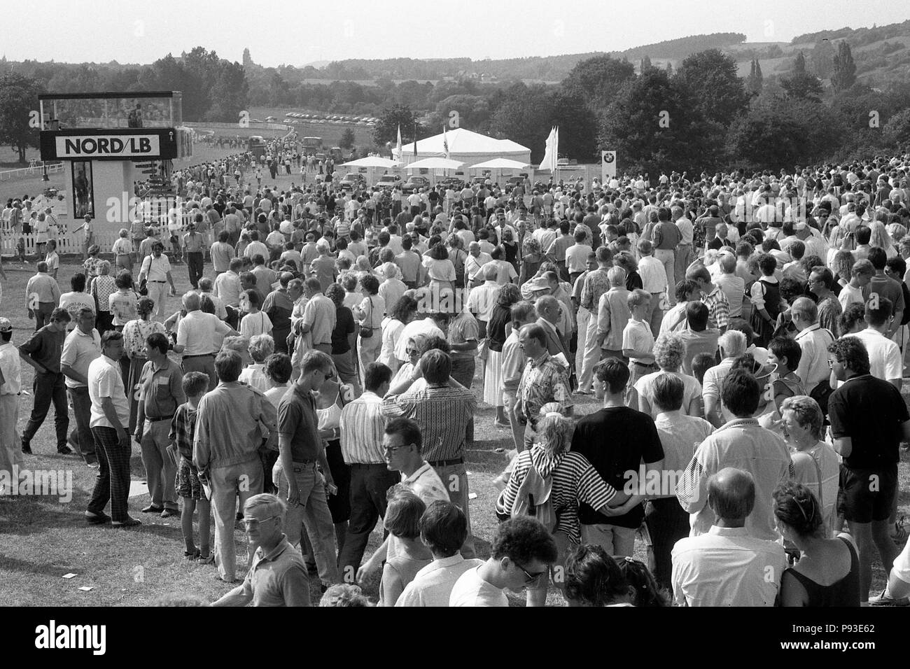 Bad Harzburg, spettatori sul Racecourse Foto Stock