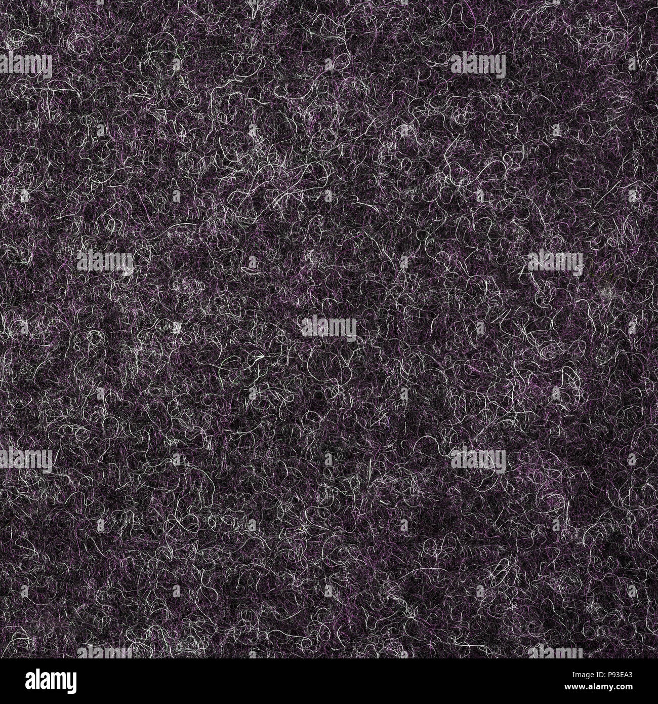Viola texture in feltro Foto Stock