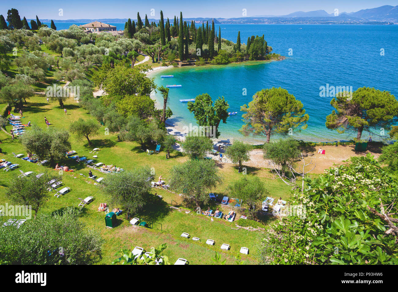 Punta San Vigilio Garda Italia 25 Giugno 2013 Persone
