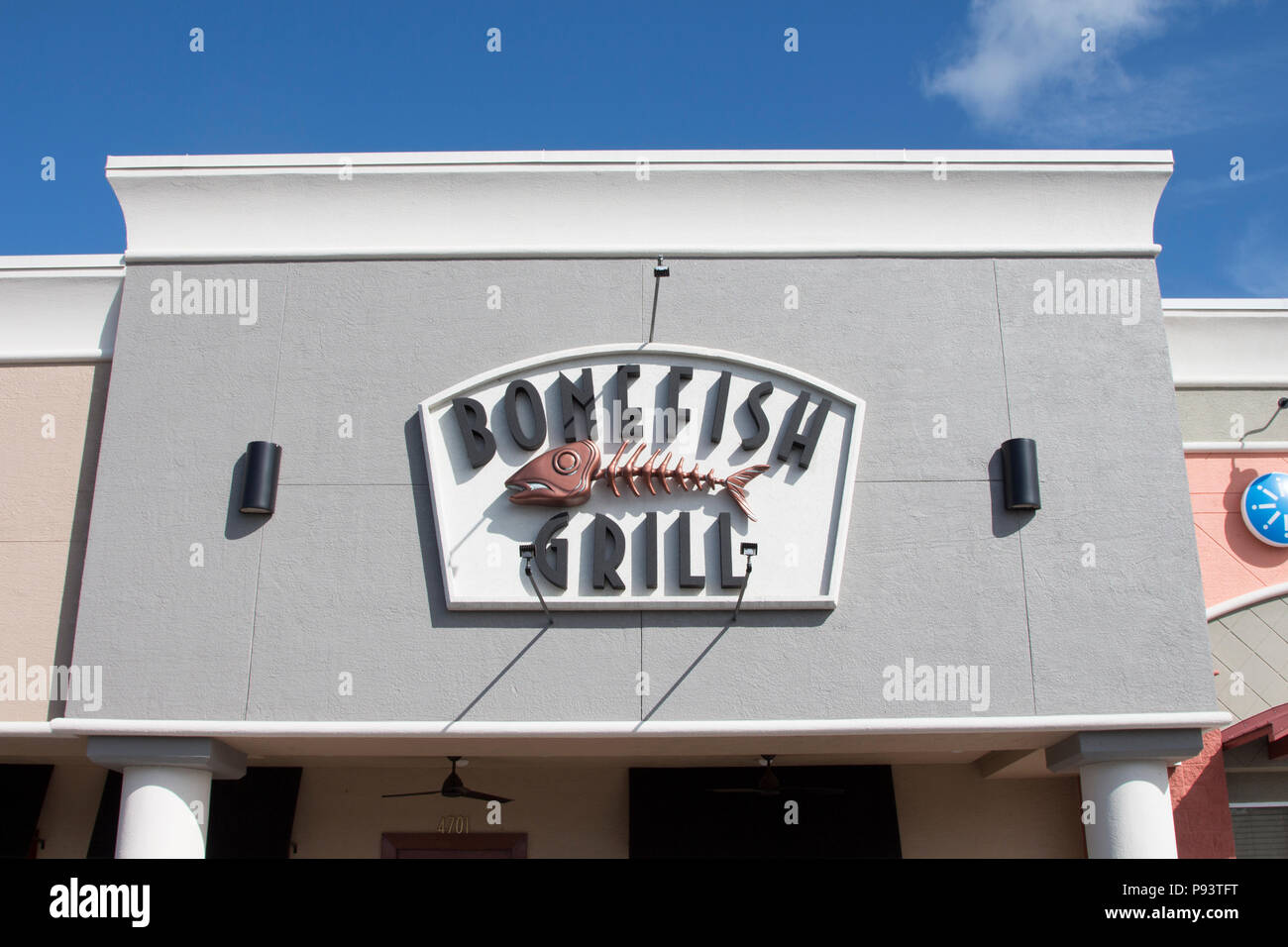 Bonefish Grill restaurant sign Foto Stock