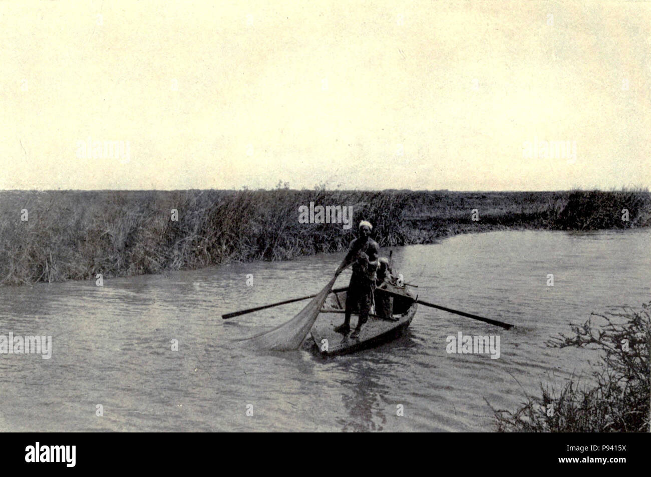 Un Fen pescatore. Incidenti di un antiquario della vita. 1910. Foto Stock