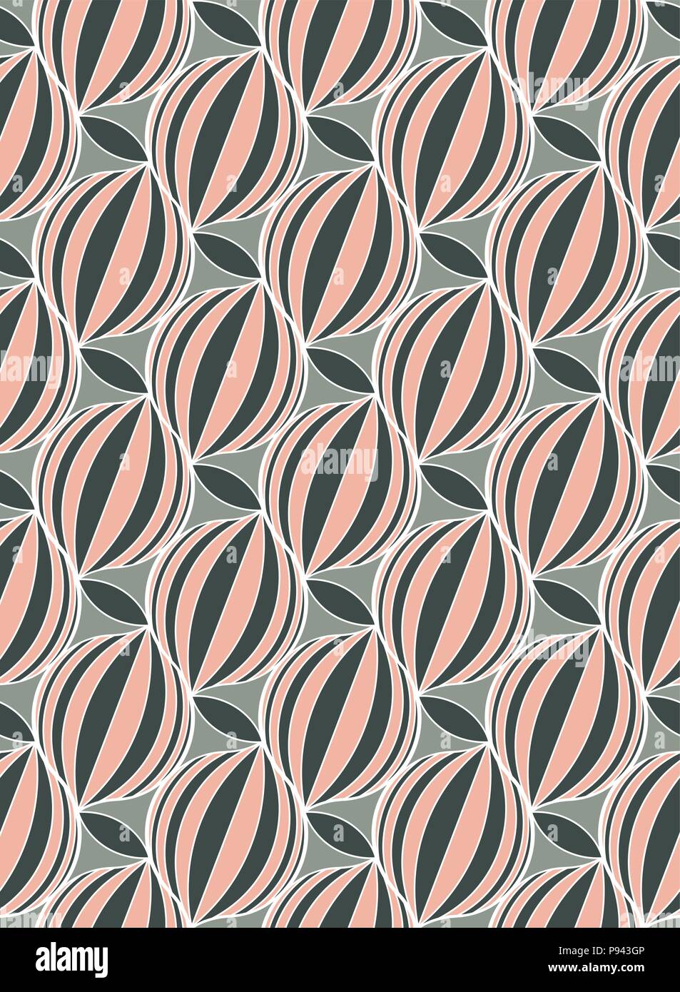 Vettore geometrico astratto modello monocromatico. calma i colori. Illustrazione Vettoriale