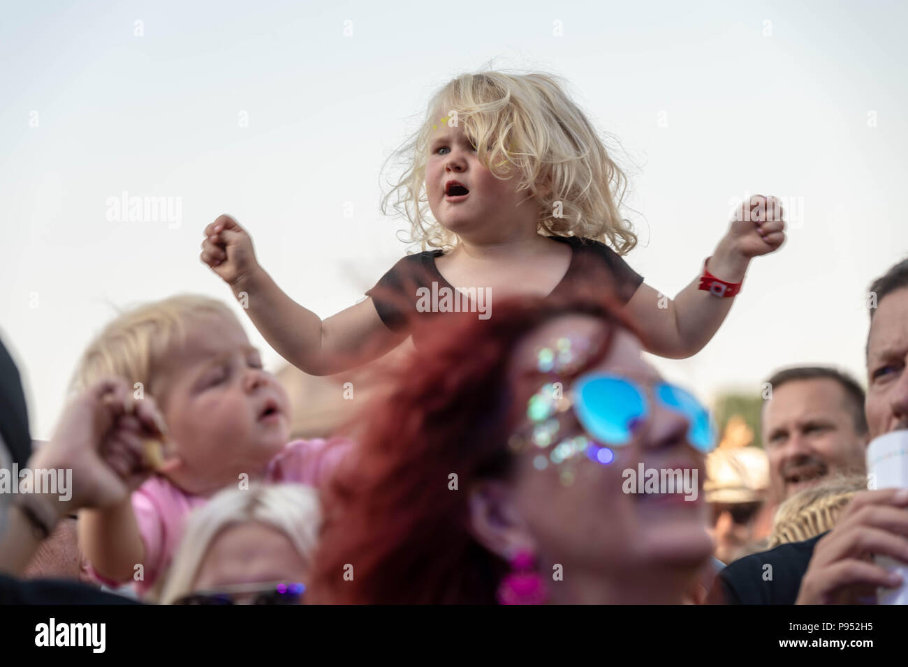 Brentwood Essex, 14 luglio 2018 Brentwood Music Festival 2018 a Brentwood credito Centro Ian Davidson/Alamy Live News Foto Stock