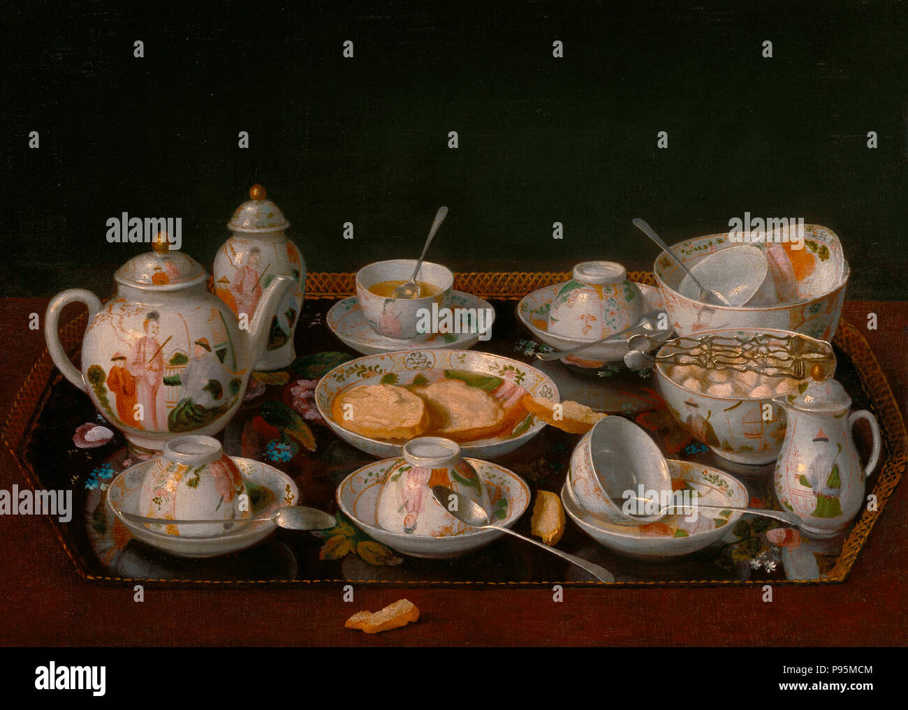 Ancora in vita: set da tè - Jean- Etienne Liotard, circa 1782 Foto Stock