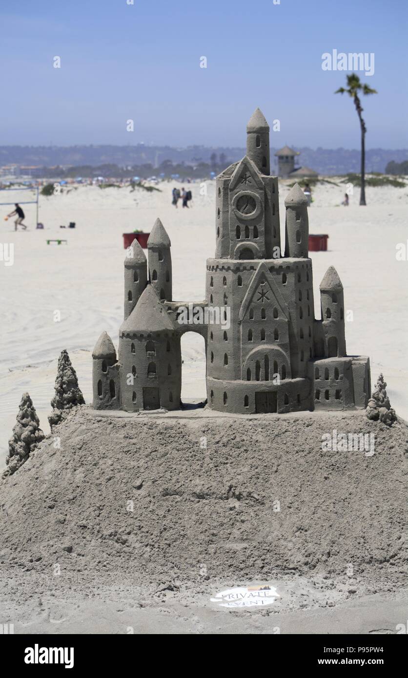 Sandcastle Foto Stock