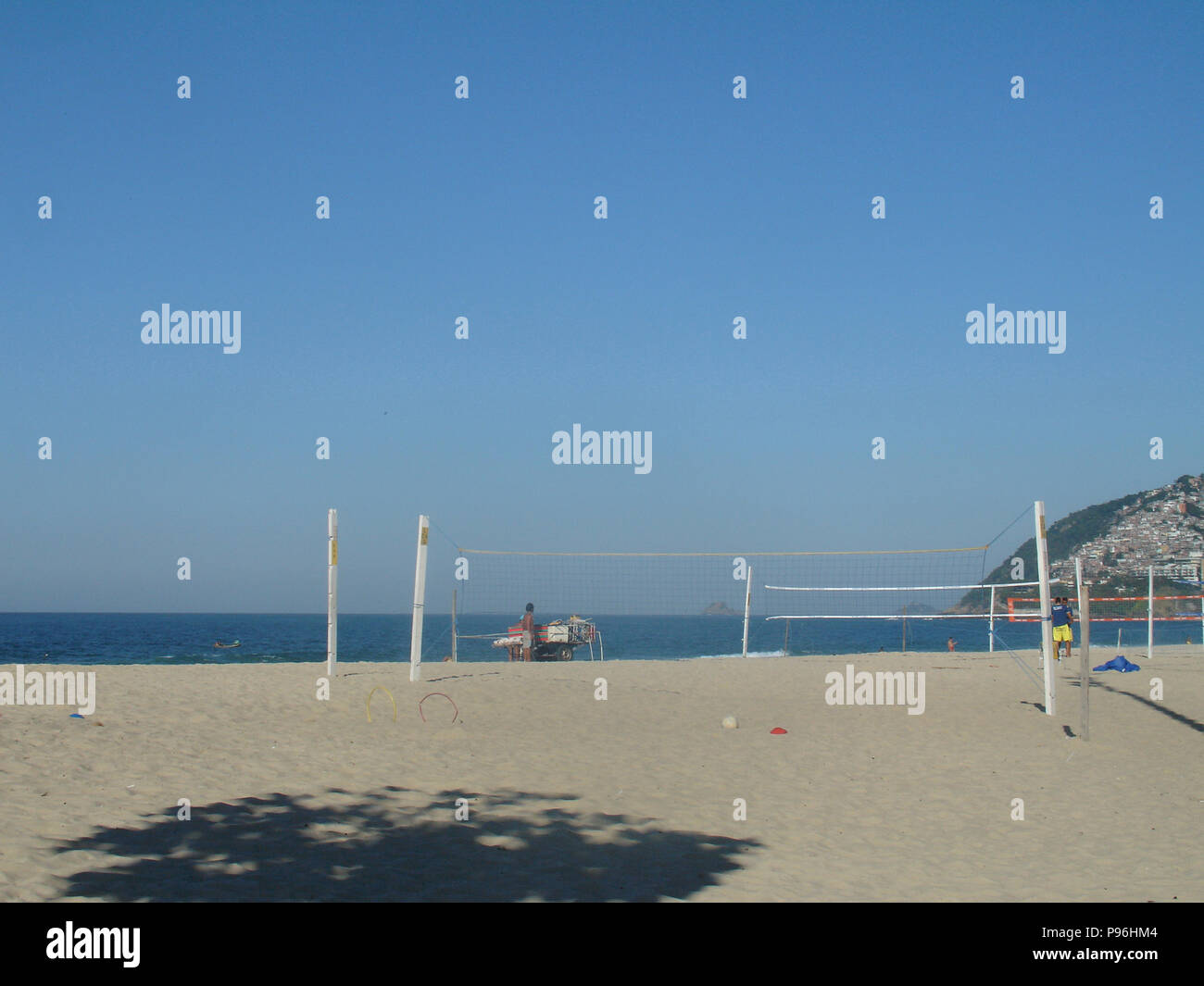 Spiaggia di Leblon, Rio de Janeiro, RJ, Brasile Foto Stock