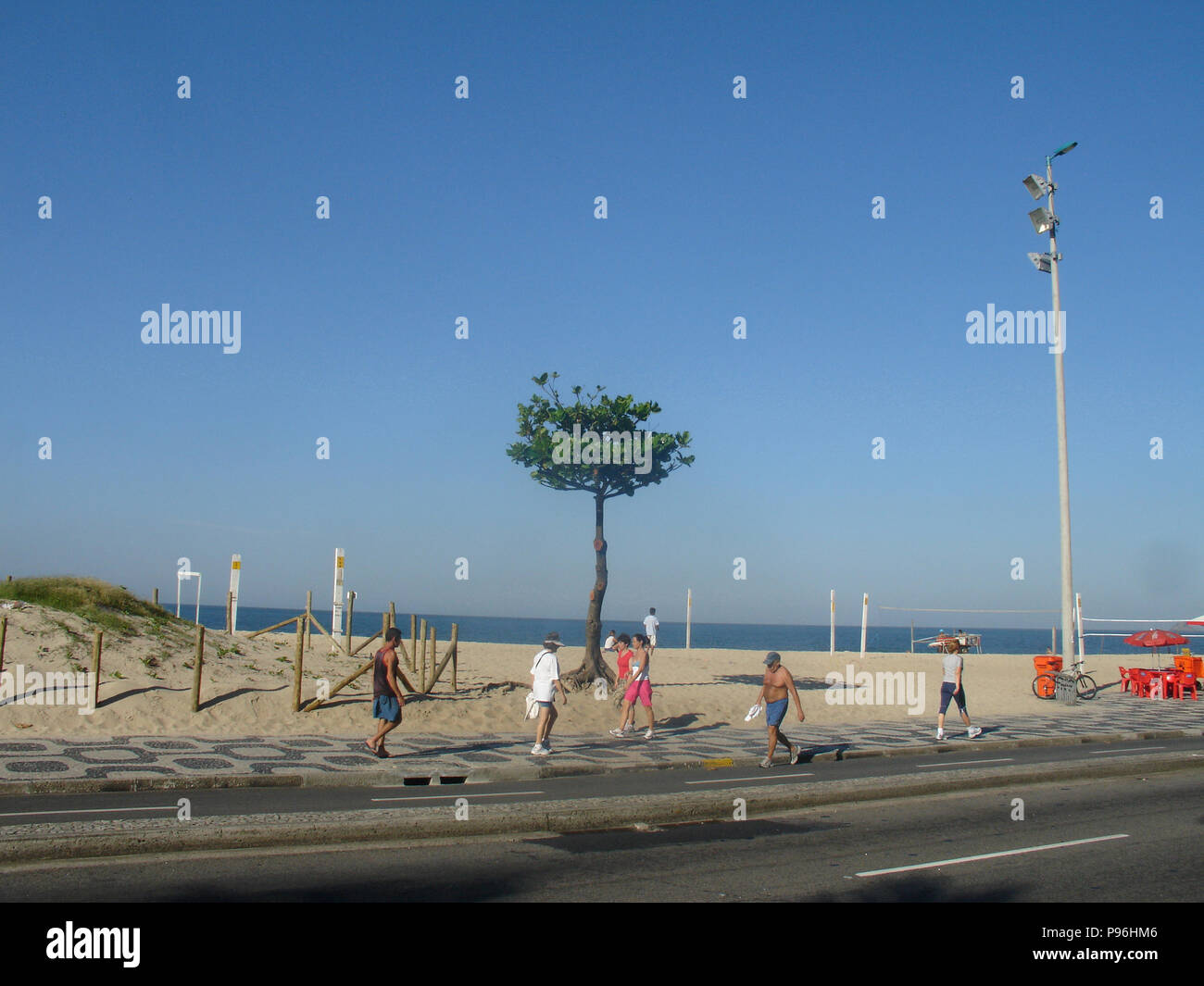 La spiaggia di Ipanema, Rio de Janeiro, RJ, Brasile Foto Stock