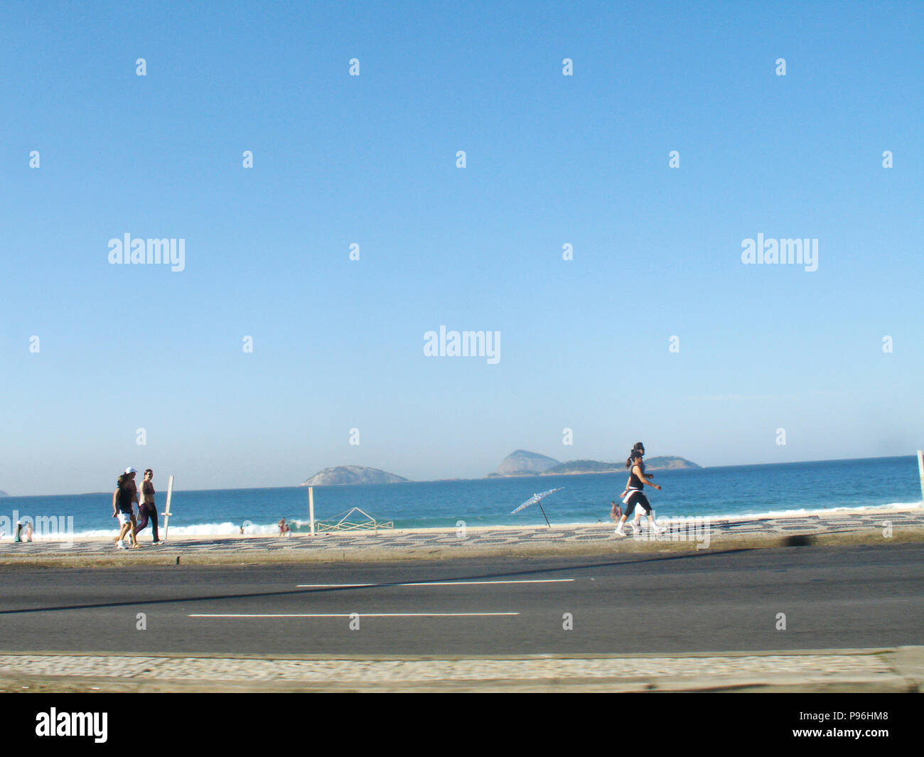 La spiaggia di Ipanema, Rio de Janeiro, RJ, Brasile Foto Stock