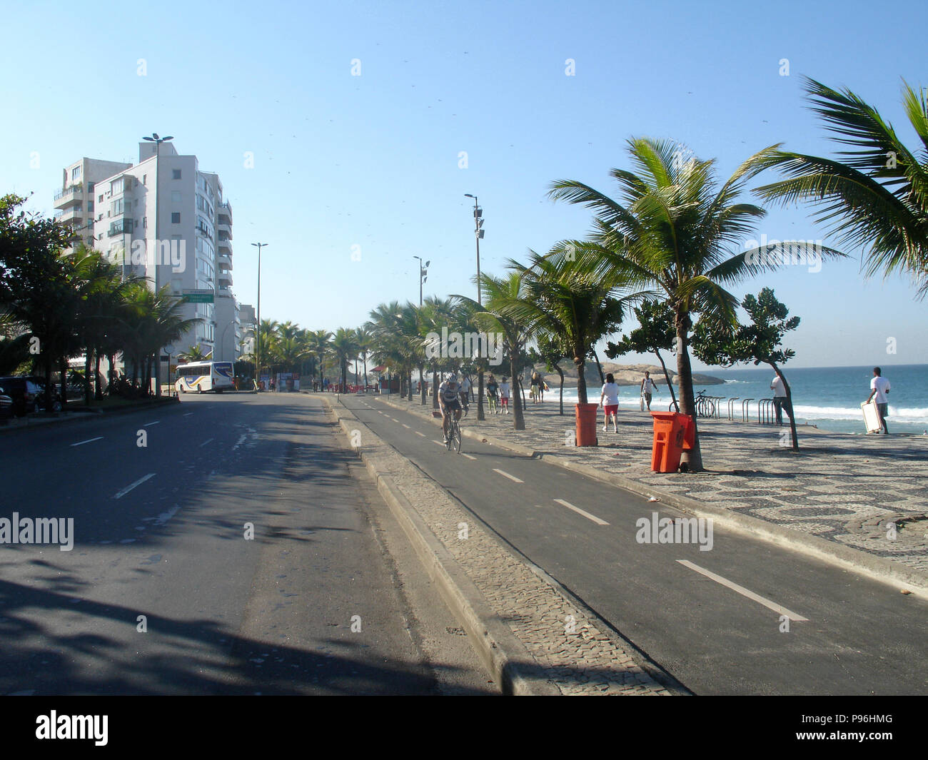 La spiaggia di Ipanema, Rio de Janeiro, RJ, Brasile Foto Stock