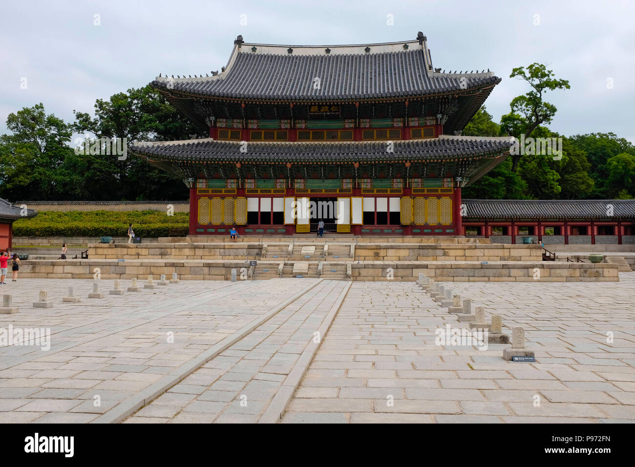 Palazzo Deoksugung, Seoul, Corea del Sud. Foto Stock