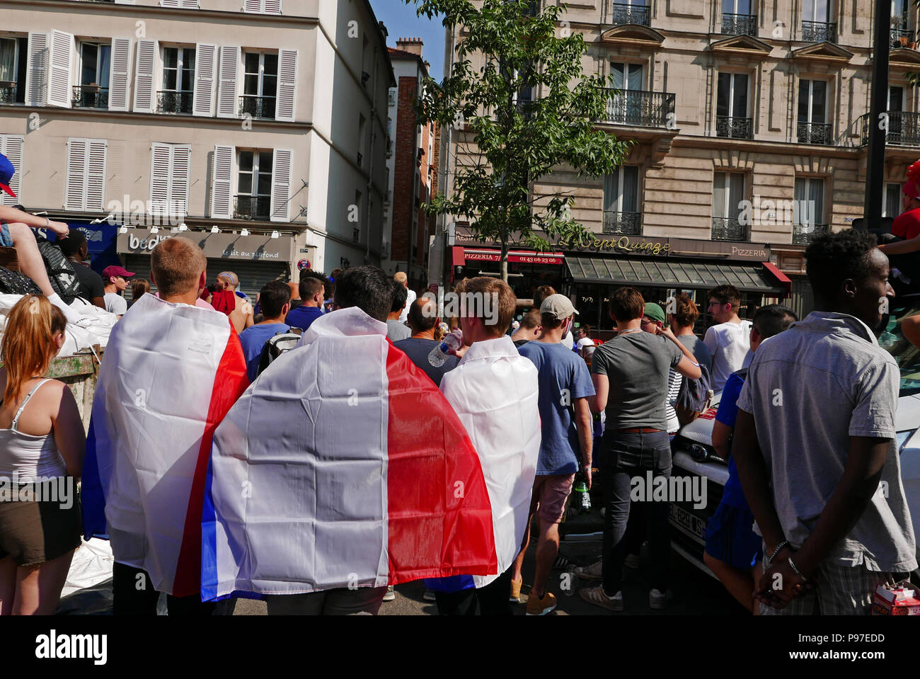 Parigi, Francia. Il 15 luglio 2018. 2018 FIFA World Cup, finale Francia Croazia, 15 luglio 2018, Parigi, Francia, Europa Credito: Claude thibault/Alamy Live News Foto Stock