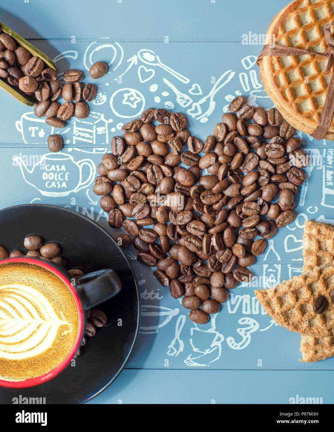 Una grande selezione di caffè gratuito stock foto. Trovare diversi tipi di quadri di caffè incluse immagini di tazze di caffè, tazze da caffè, caffè in grani Foto Stock
