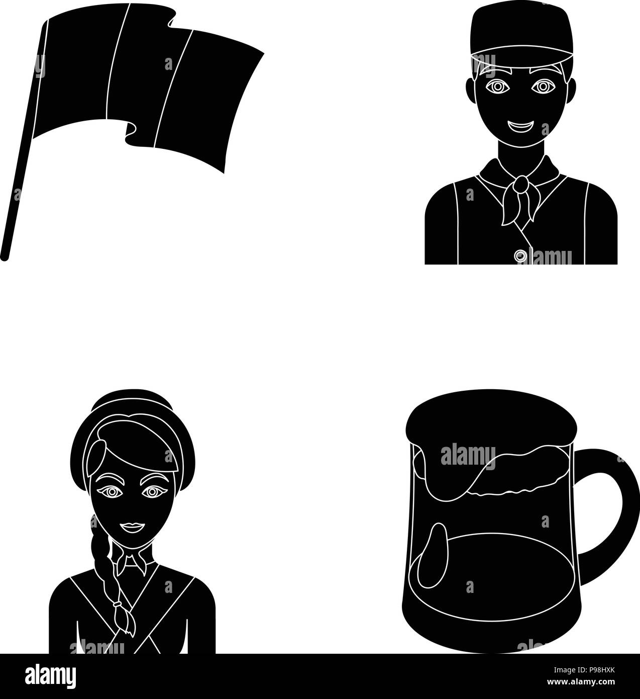 Ale,l'architettura,birra belga,,Belgio,Black,abbigliamento,raccolta,paese,cultura, bandiera, vetro,icona,immagine,interessante,isolato,logo,l'uomo,national,Altri,Persone,impostare,segno,il simbolo,simboli,tradizioni,corsa,vettore,web,donna, Vettori vettore , Illustrazione Vettoriale