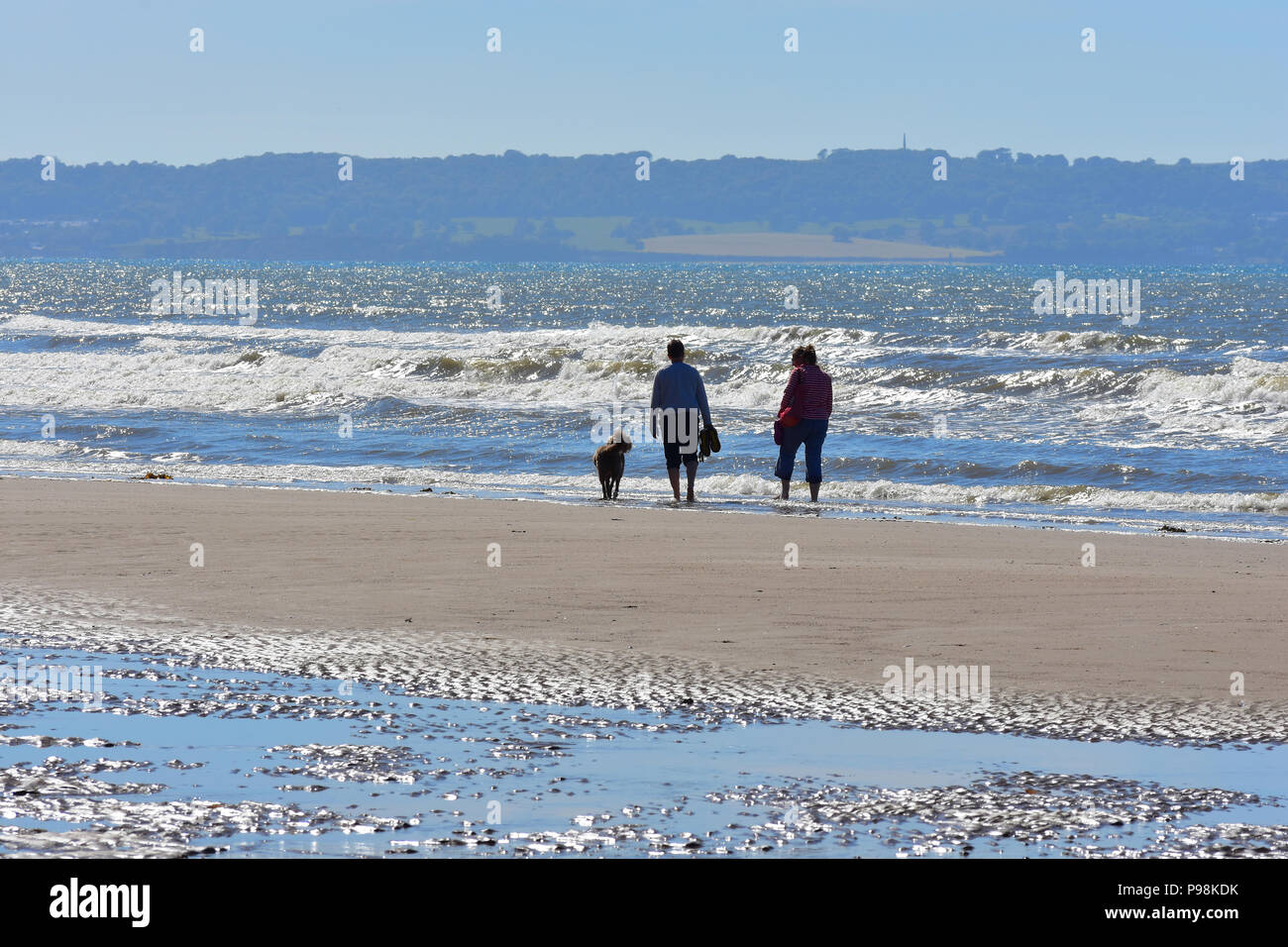 Spiaggia a Ross on Wye, Regno Unito Foto Stock