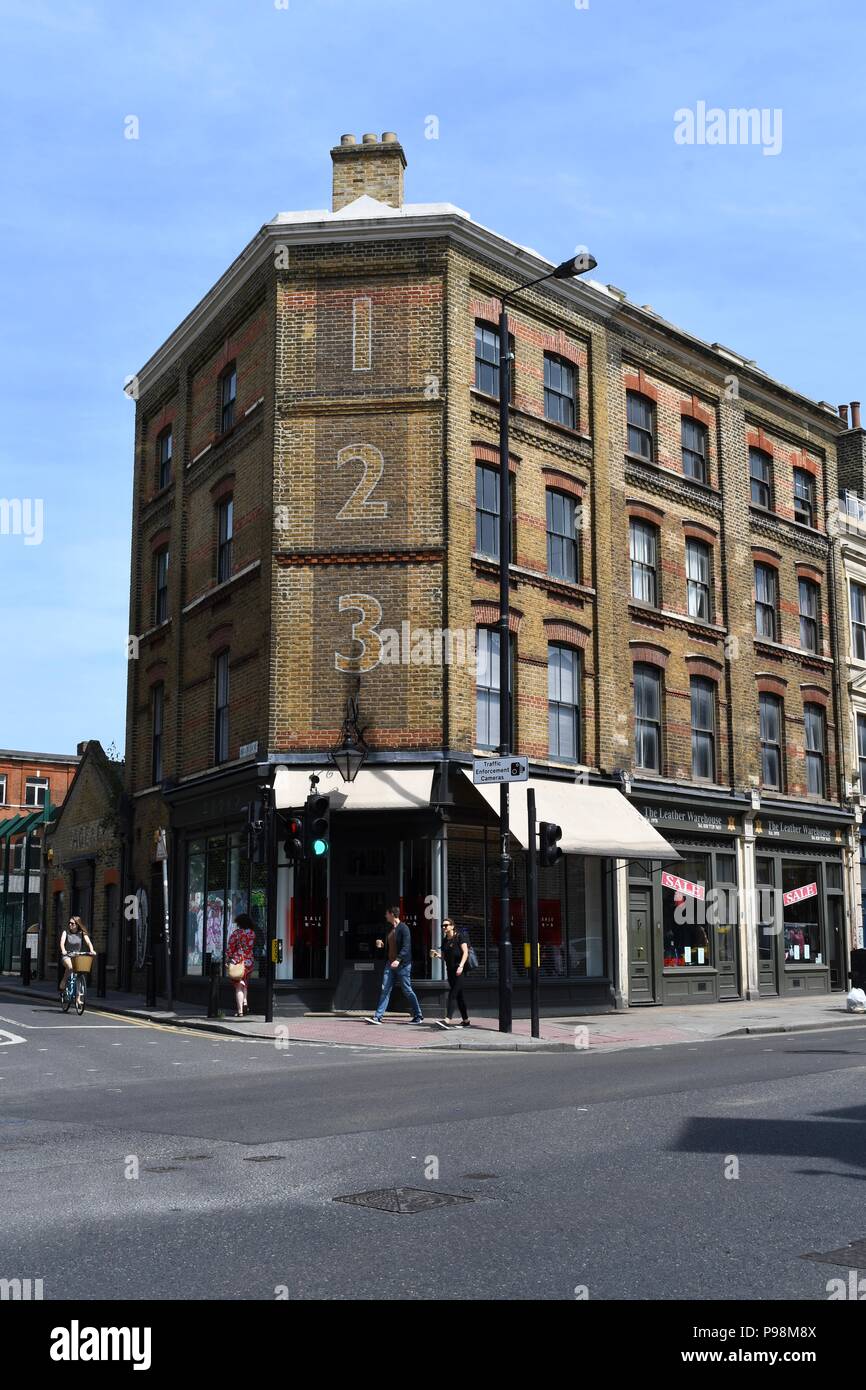 Brick Lane nell'East End di Londra Foto Stock