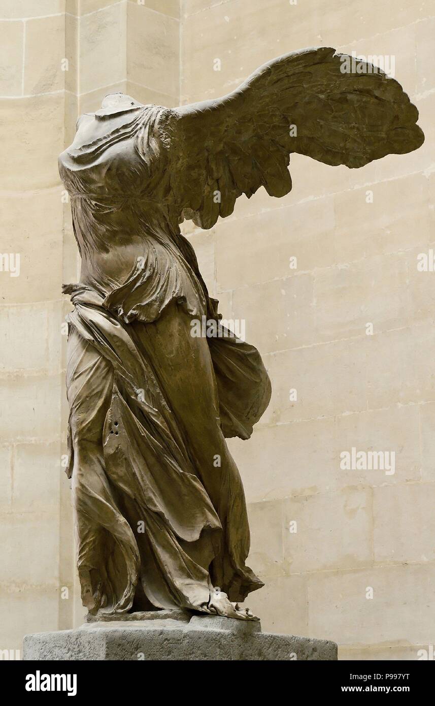 Nike di Samotracia. Museo: Musee du Louvre di Parigi Foto stock - Alamy