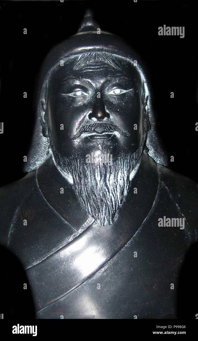 Gengis Khan. Museo: Pechino Museo Militare. Foto Stock