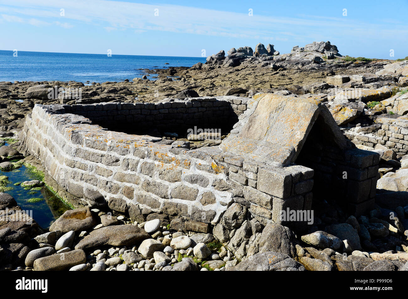 Plobannalec-Lesconil - dipartimento di Finistère Bretagna - Francia Foto Stock