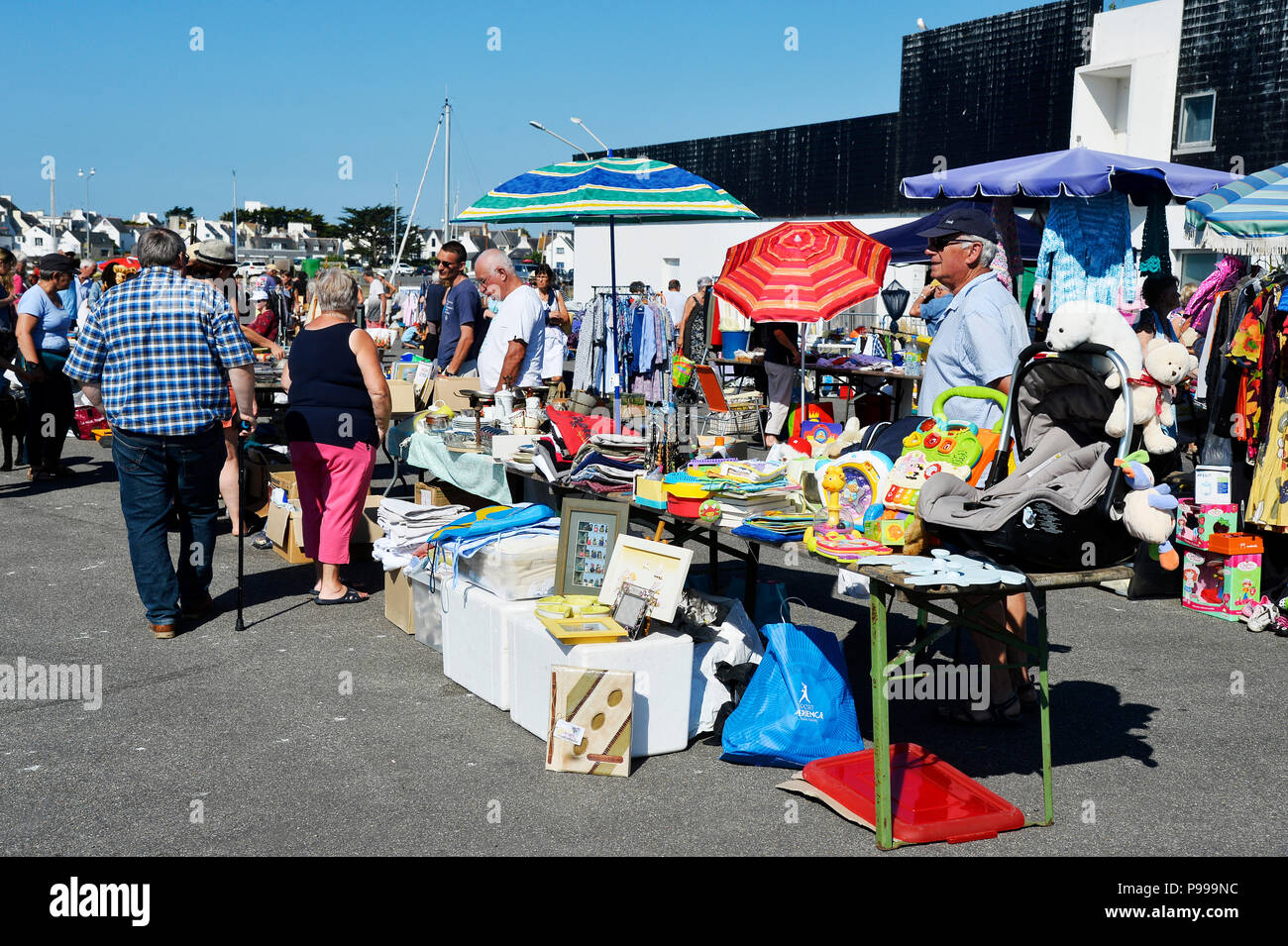 Plobannalec-Lesconil - dipartimento di Finistère Bretagna - Francia Foto Stock