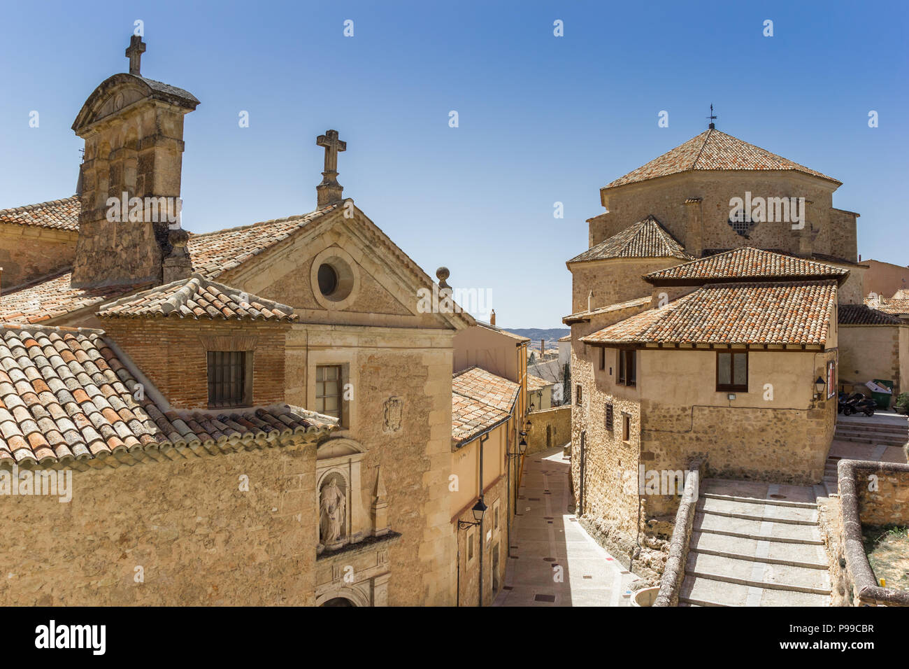 Chiesa di San Pedro nel centro storico di Cuenca, Spagna Foto Stock