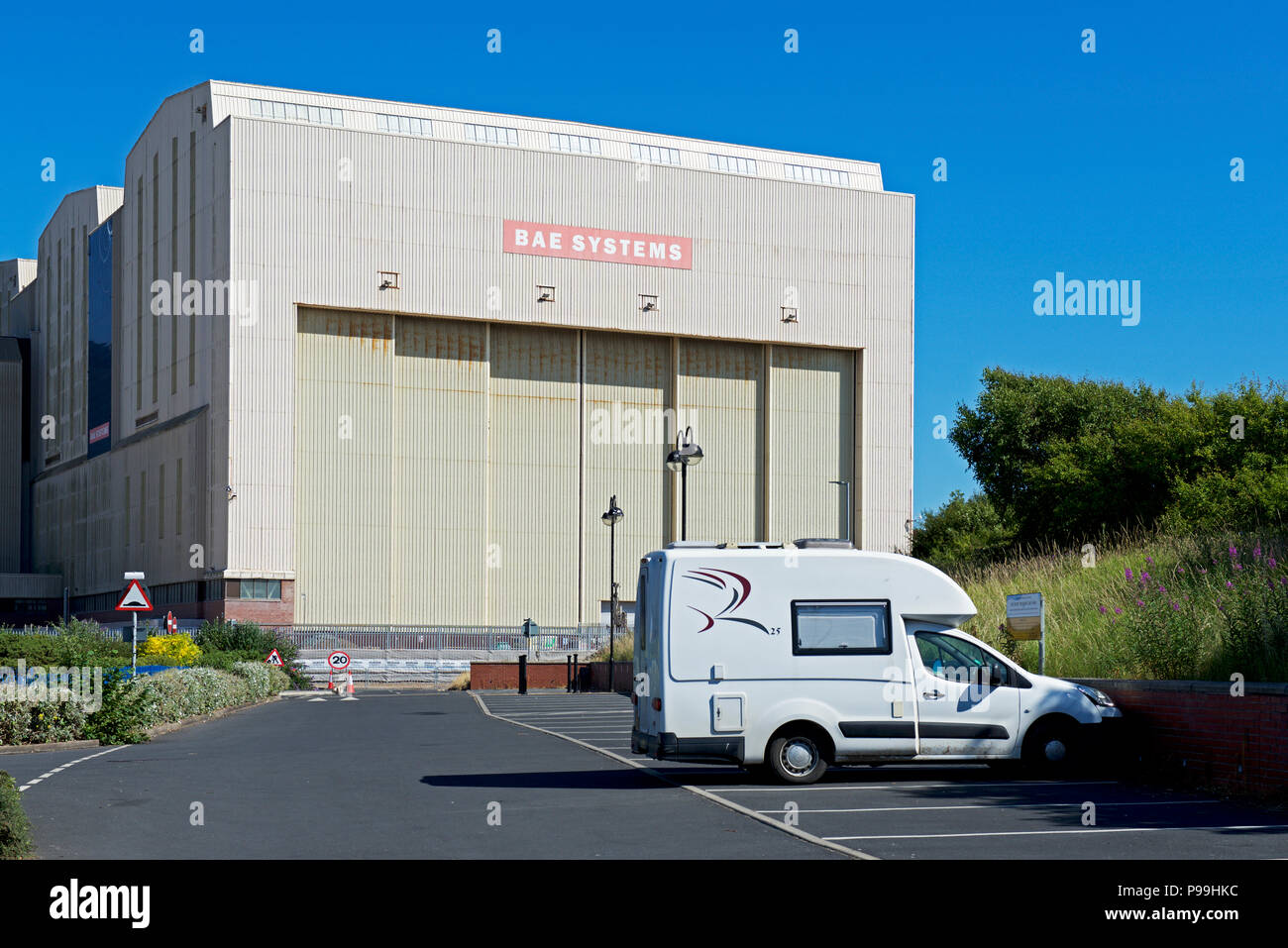 BAE Systems, Barrow-in-Furness, Cumbria, England Regno Unito Foto Stock