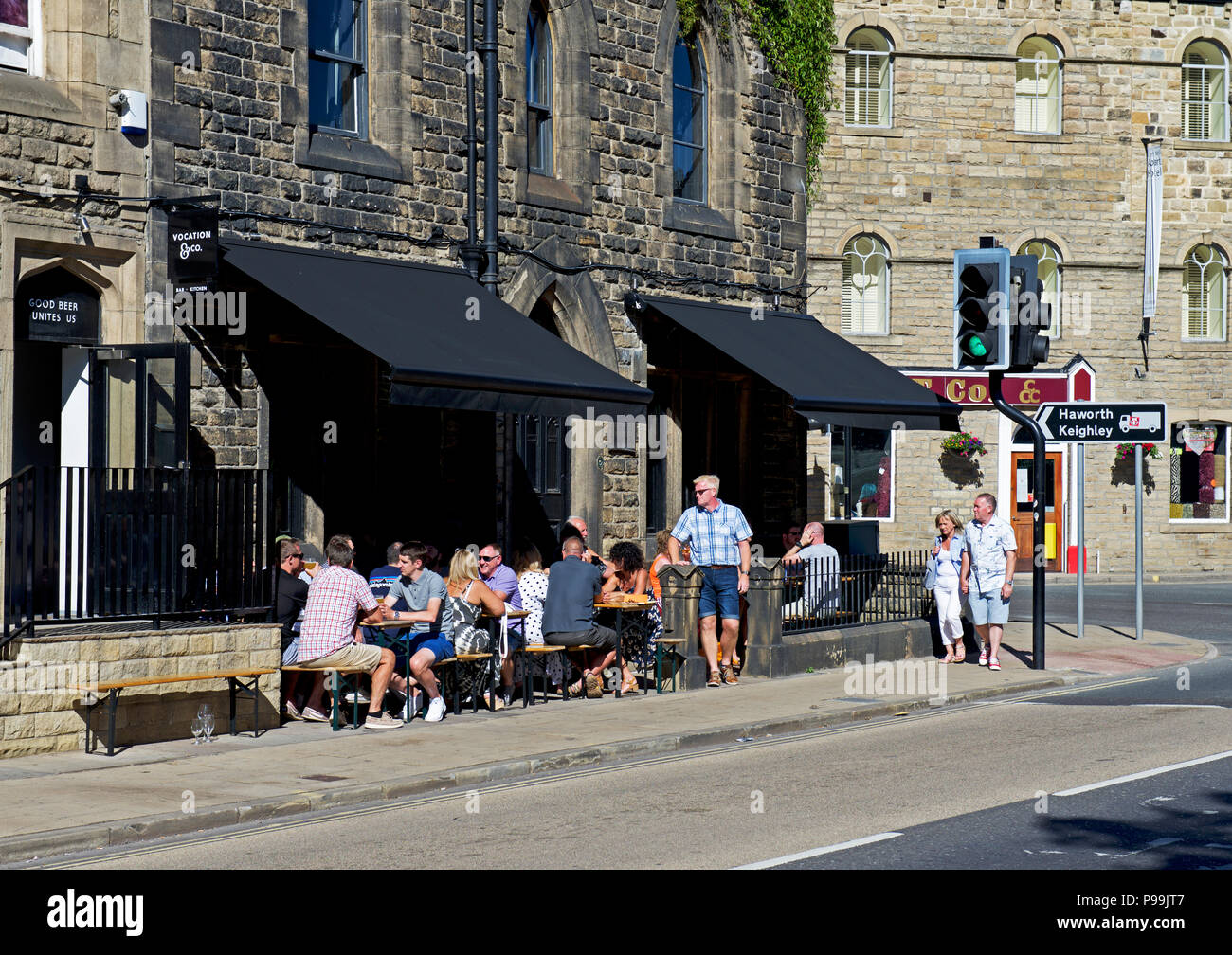 Hebden Bridge, Calderdale, West Yorkshire, Inghilterra, Regno Unito Foto Stock