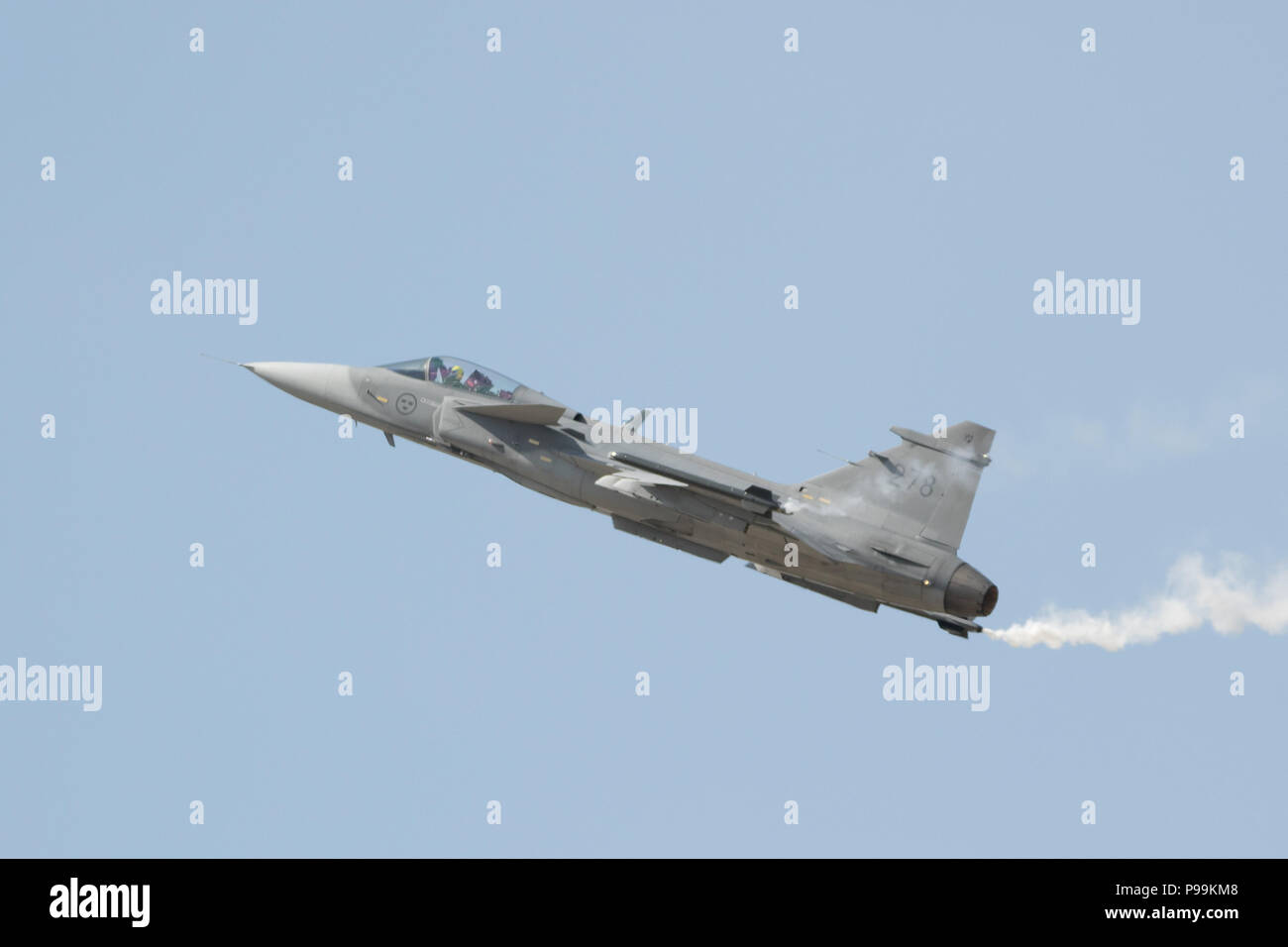 Dassault Rafale M della marina francese presso il Royal International Air Tattoo a RAF Fairford, Inghilterra. Foto Stock