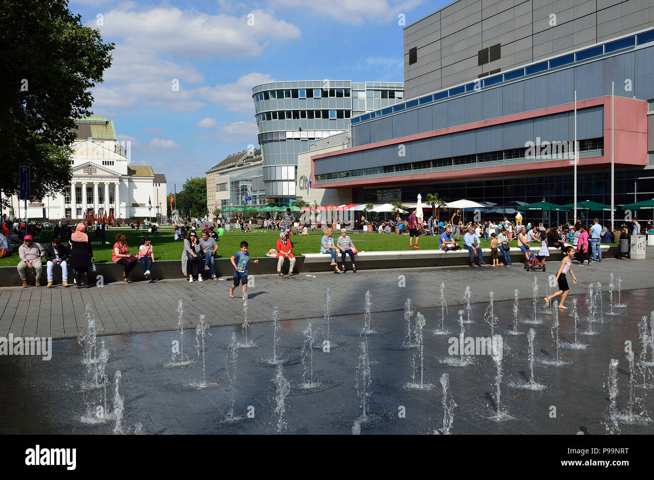 In Germania, in Renania settentrionale-Vestfalia centro di Duisburg Foto Stock