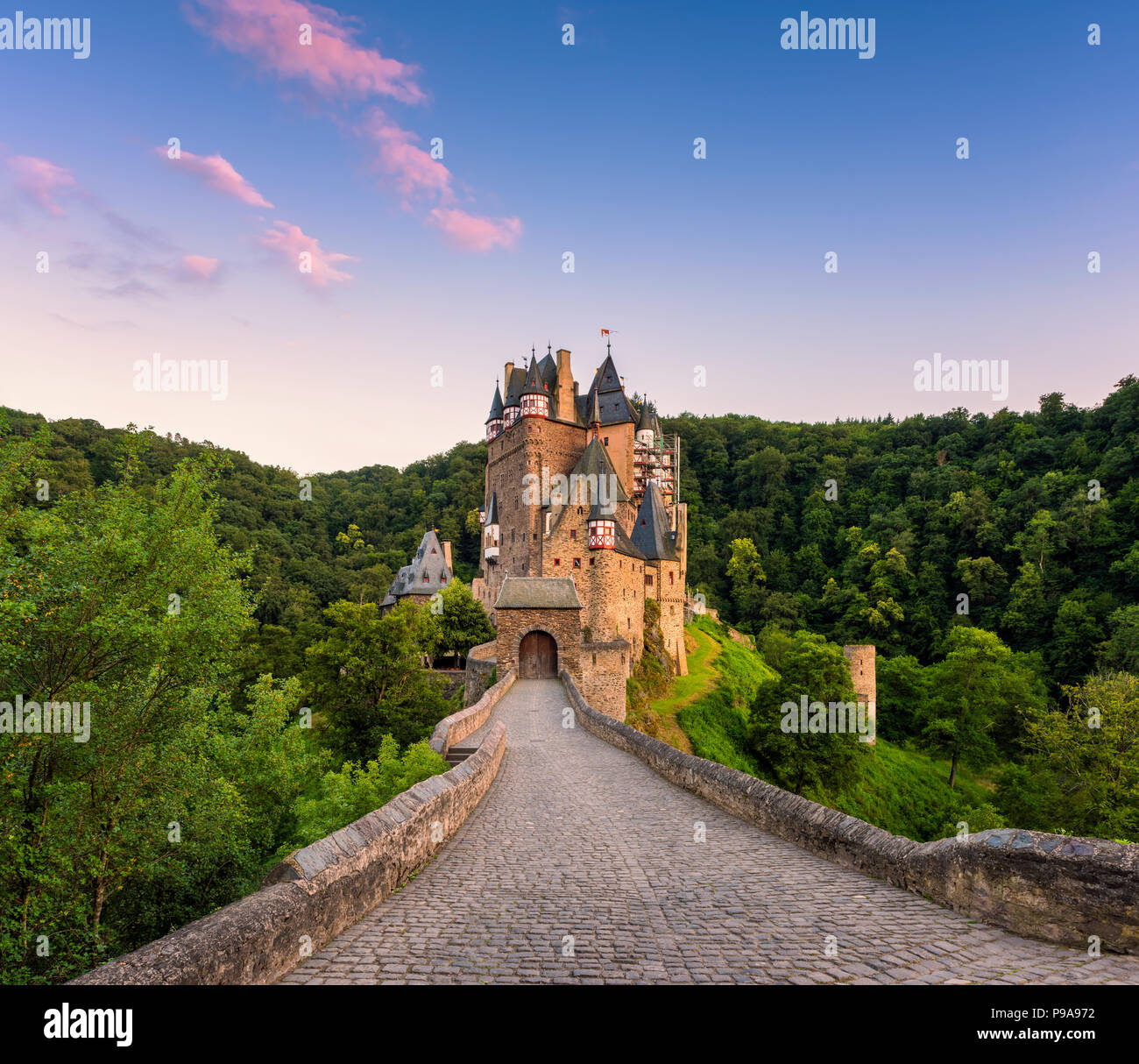 Castello Eltz in Germania Foto Stock