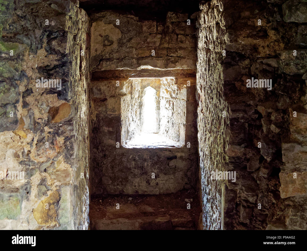 Chepstow Castle, Gwent, Monmouthshire. Regno Unito Foto Stock